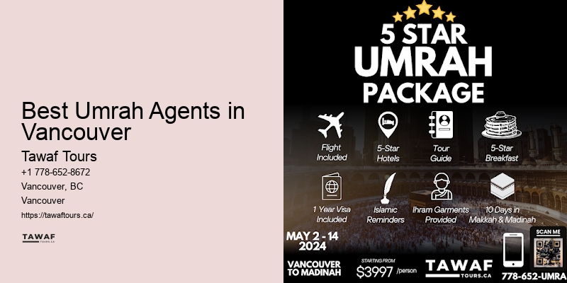 Umrah Packages Including Wine Tours Vancouver