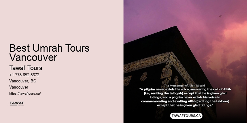Vancouver Umrah group holiday packages