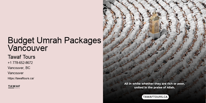 Vancouver Umrah travel specials