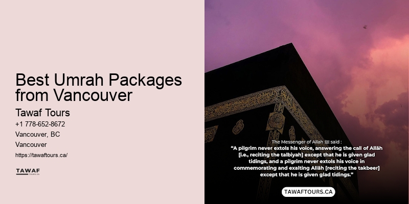 Umrah Vancouver Packages