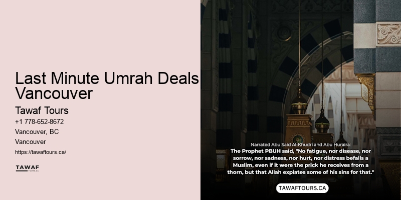 Umrah Packages from Vancouver deals to Mecca