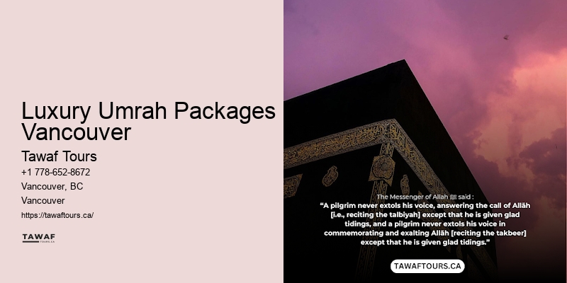 Vancouver Umrah tours