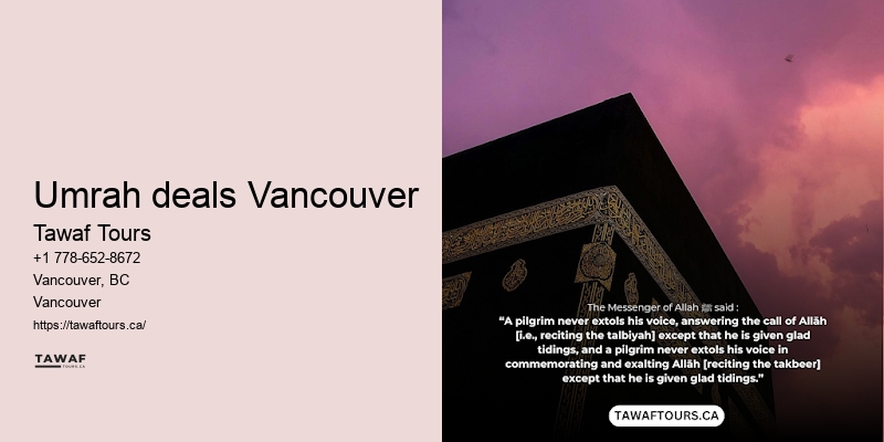 Umrah travel Vancouver
