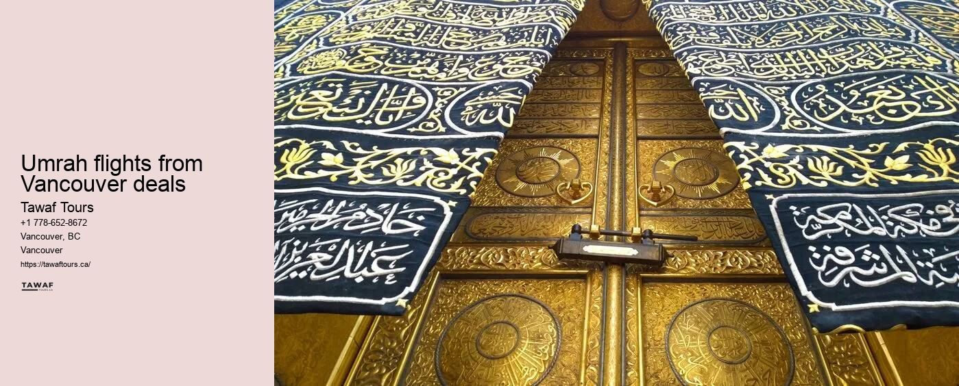 Umrah flights from Vancouver deals