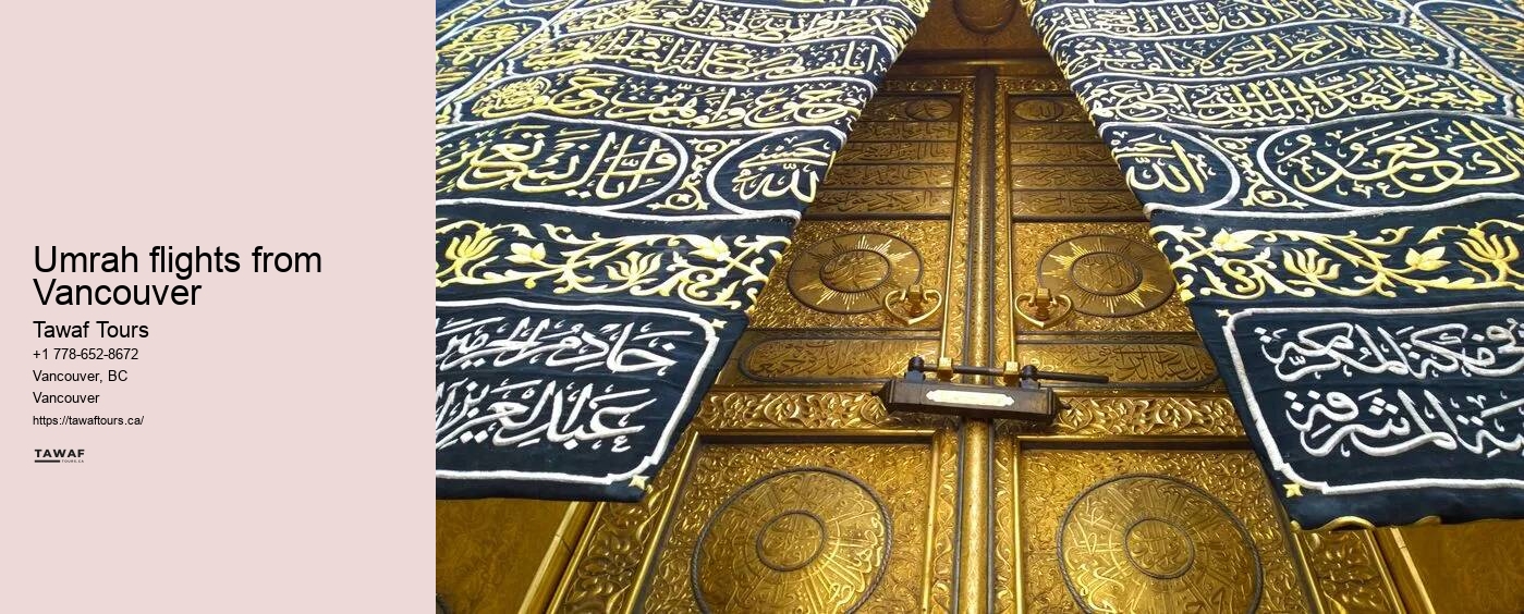 Umrah flights from Vancouver