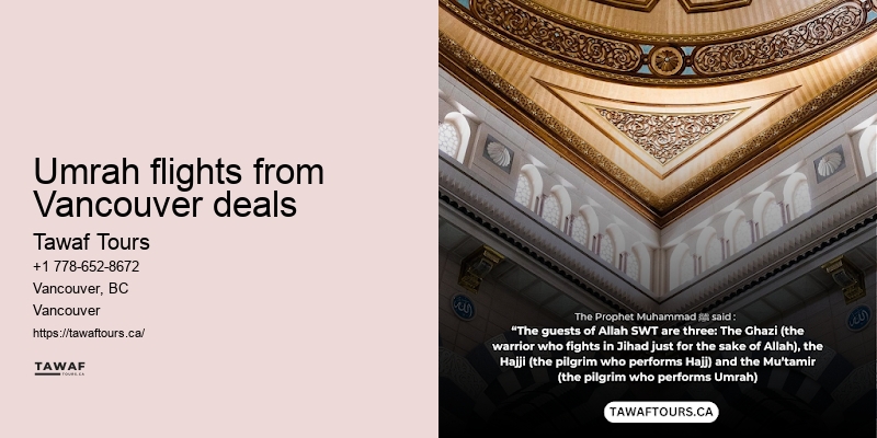Vancouver Umrah vacation deals