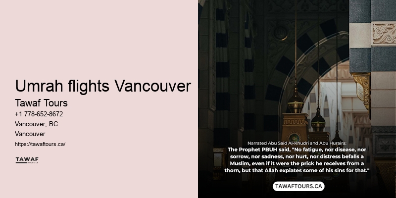 Vancouver to Mecca Umrah deals