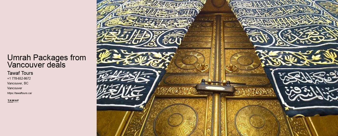 Umrah Packages from Vancouver deals