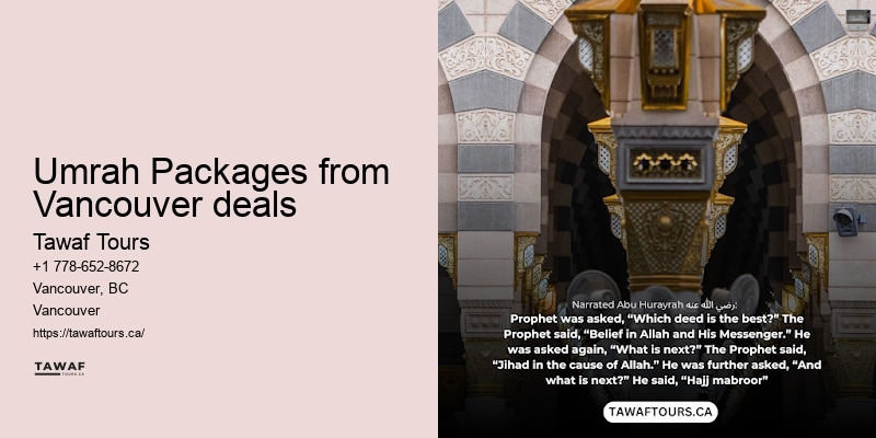 Vancouver Umrah Travel Assistance