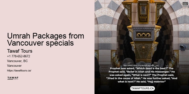 Umrah Packages Including City Tours Vancouver