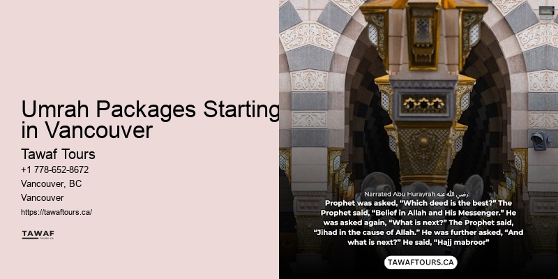 Umrah travel insurance Vancouver