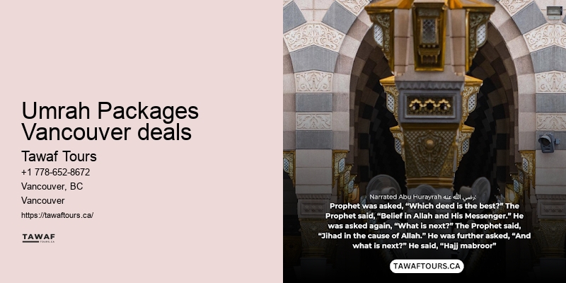 Umrah Deals Vancouver Canada