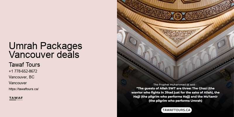 Umrah Packages Vancouver Discount