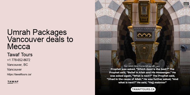 Vancouver Umrah group travel packages