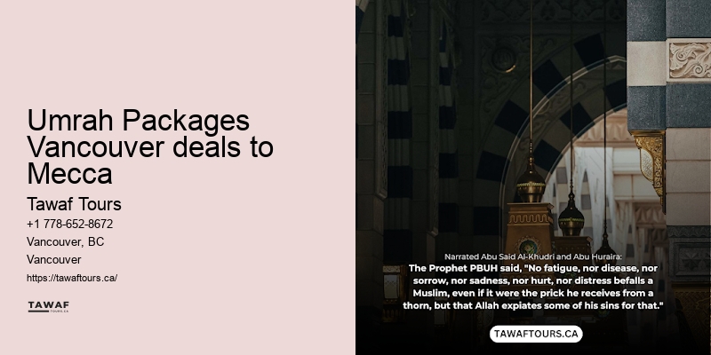 Umrah Packages Vancouver Departure