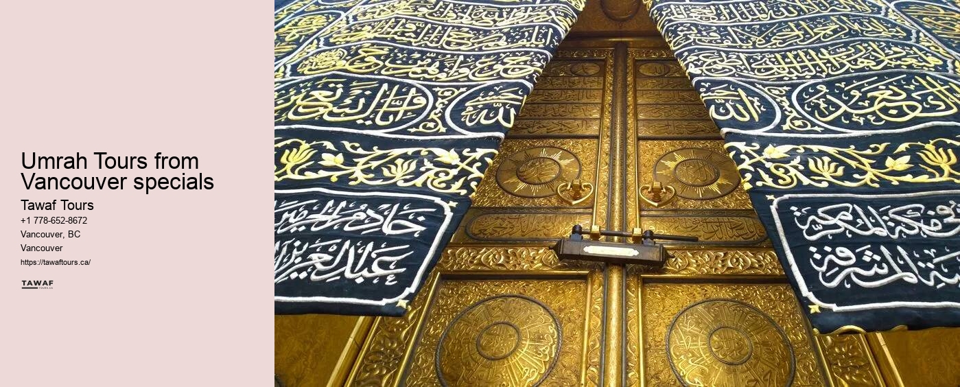 Umrah Tours from Vancouver specials