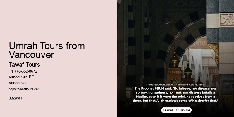 Umrah travel from Vancouver
