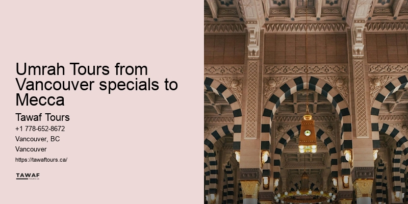 Umrah Packages from Vancouver deals