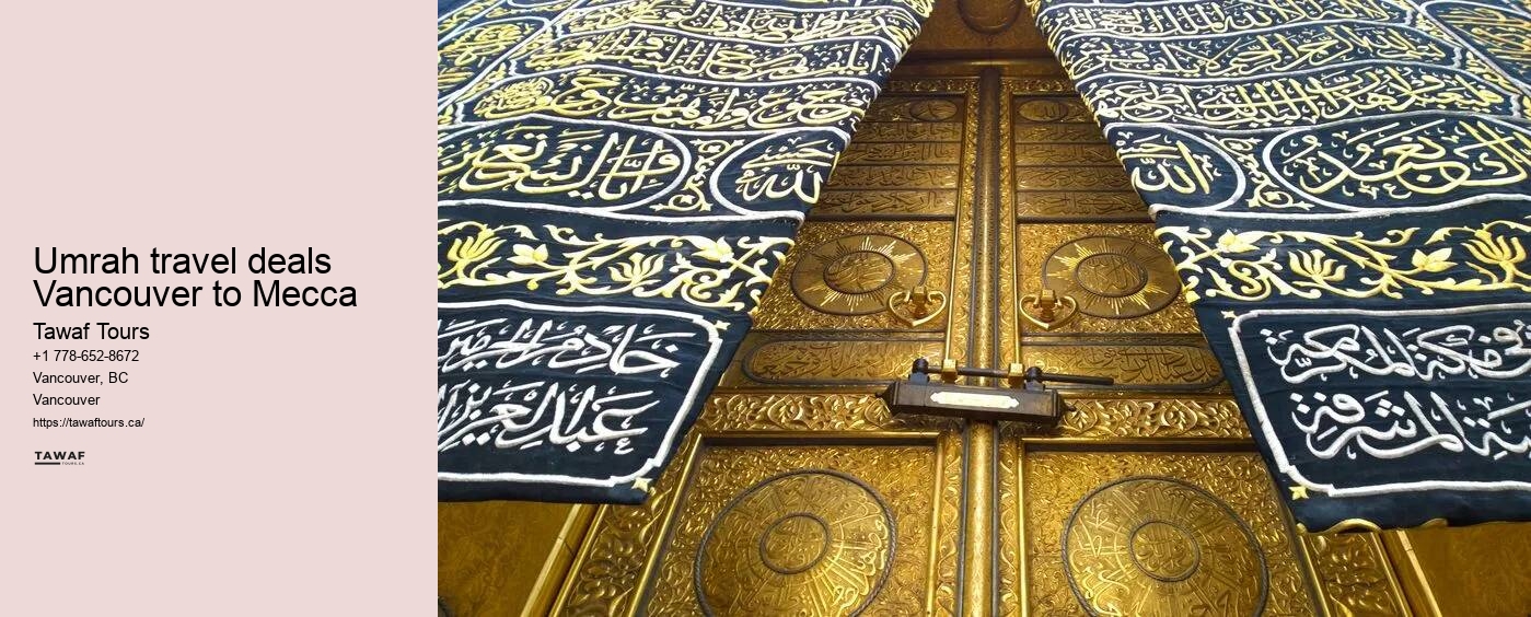Umrah travel deals Vancouver to Mecca