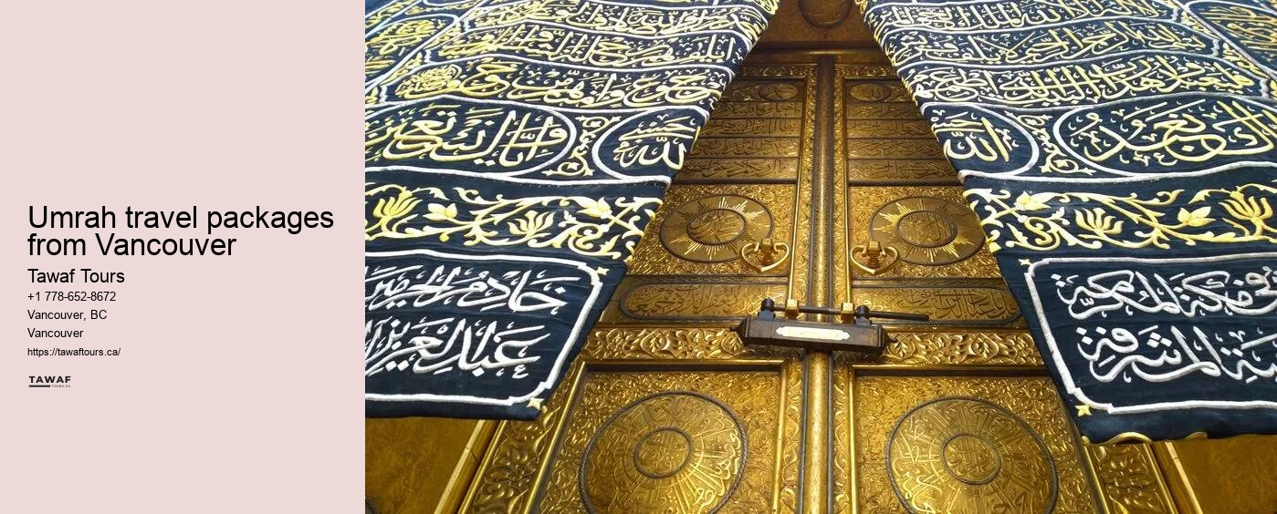 Umrah travel packages from Vancouver