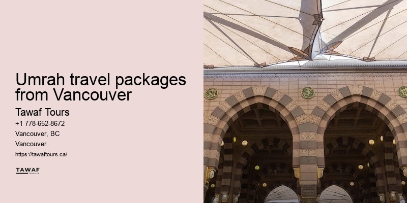 Umrah travel insurance Vancouver prices