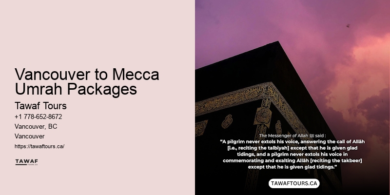 Affordable Umrah travel packages Vancouver