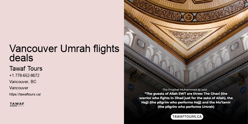 Umrah Vancouver Special Offers