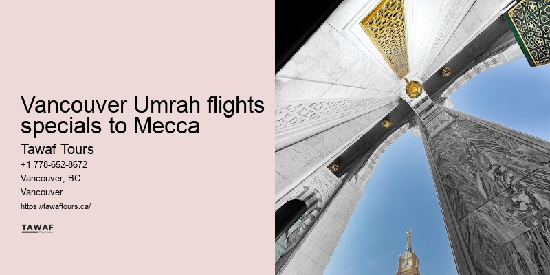 Umrah flights from Vancouver
