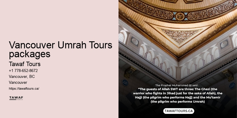Vancouver Umrah Tours packages