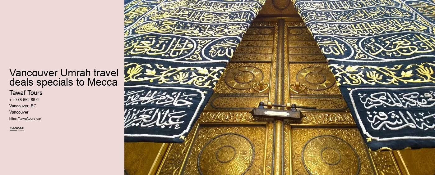 Vancouver Umrah travel deals specials to Mecca