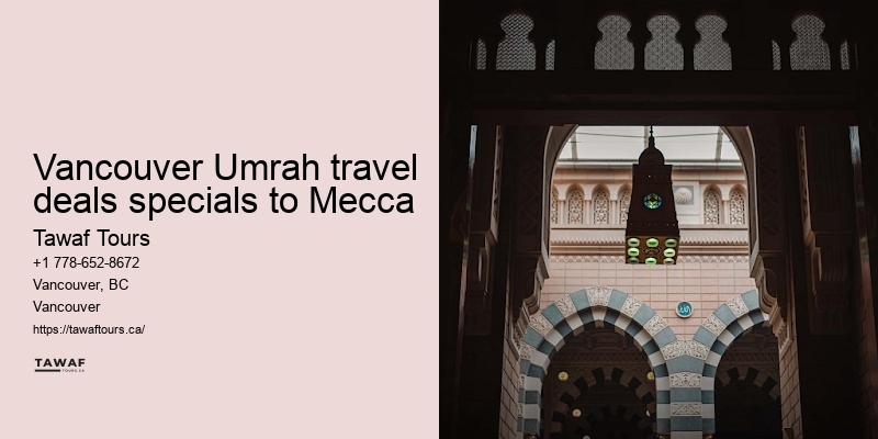 Umrah travel packages Vancouver to Mecca