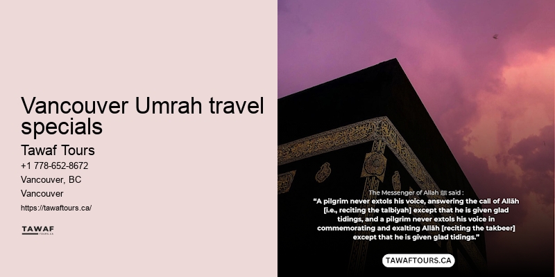 Vancouver to Mecca Umrah tour packages