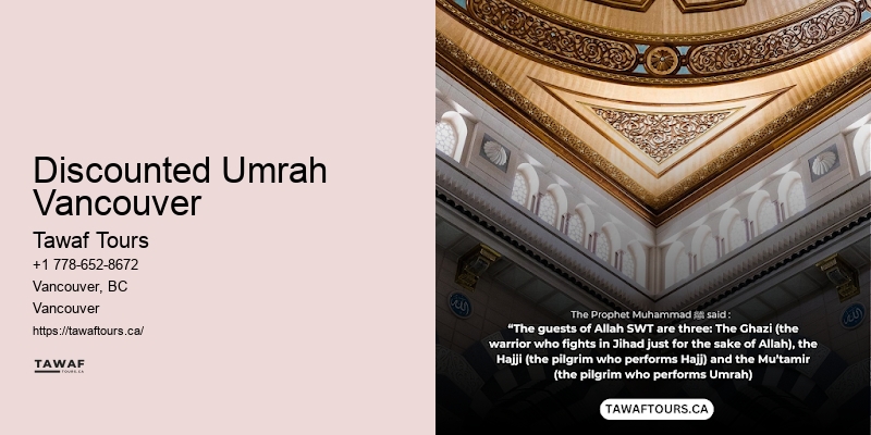 Vancouver Umrah travel promotions