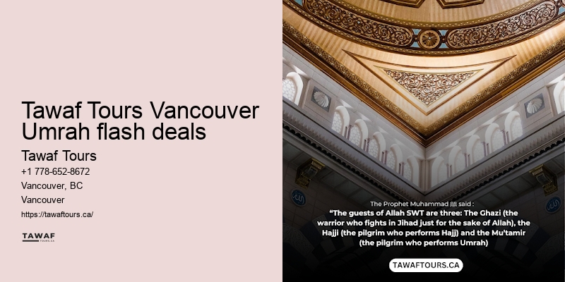 Tawaf Tours Vancouver Umrah group rates