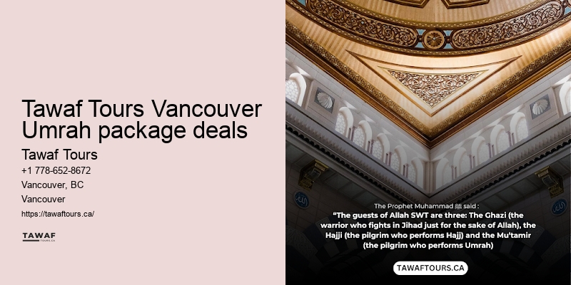 Vancouver Umrah visa requirements