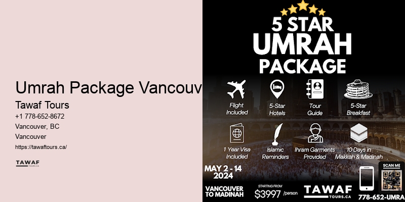 Tawaf Tours Vancouver Umrah booking agency