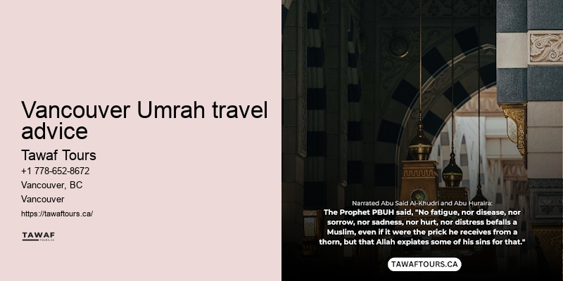 Tawaf Tours Vancouver Umrah early bird specials