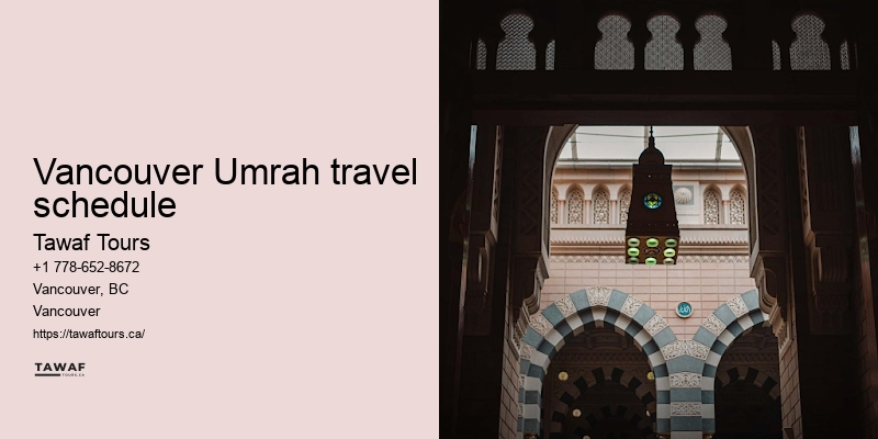 Vancouver Umrah pilgrimage booking assurance