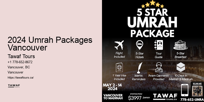 2024 Umrah Packages Vancouver Umrah Accommodation Options