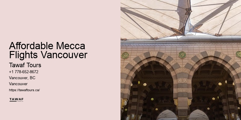 Family Pilgrimage Packages Affordable Mecca Flights Vancouver