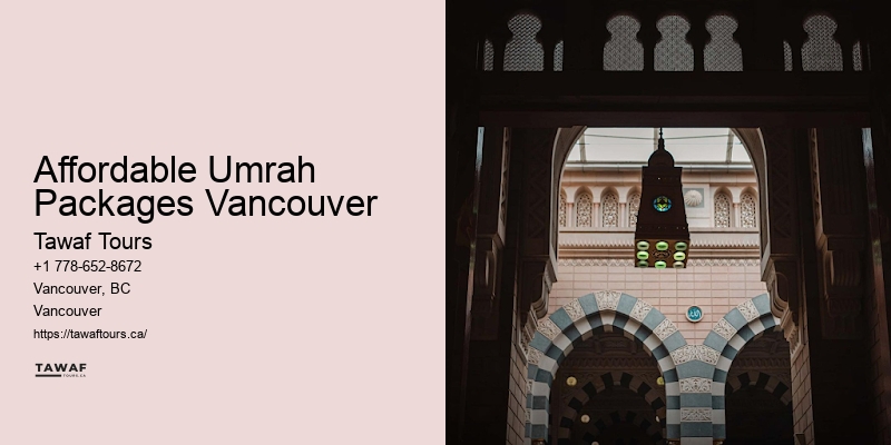 Affordable Umrah Packages Vancouver Men’s Umrah Packages