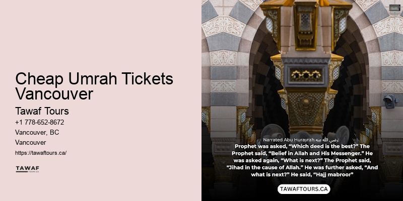 Guided Hajj Tours Cheap Umrah Tickets Vancouver