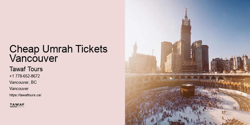 Cheap Umrah Tickets Vancouver Pilgrimage Packages