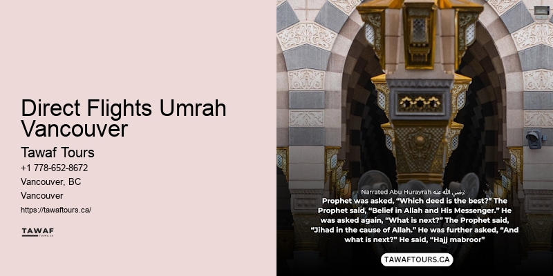 Umrah Packages 2024 Direct Flights Umrah Vancouver